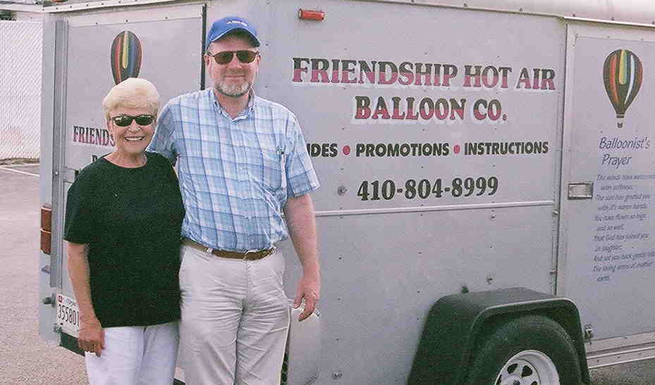 Roberta & Bruce before the ride